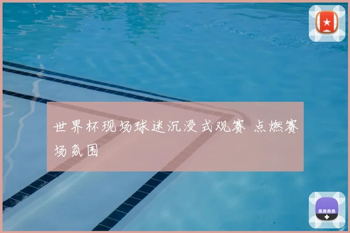 世界杯现场球迷沉浸式观赛 点燃赛场氛围